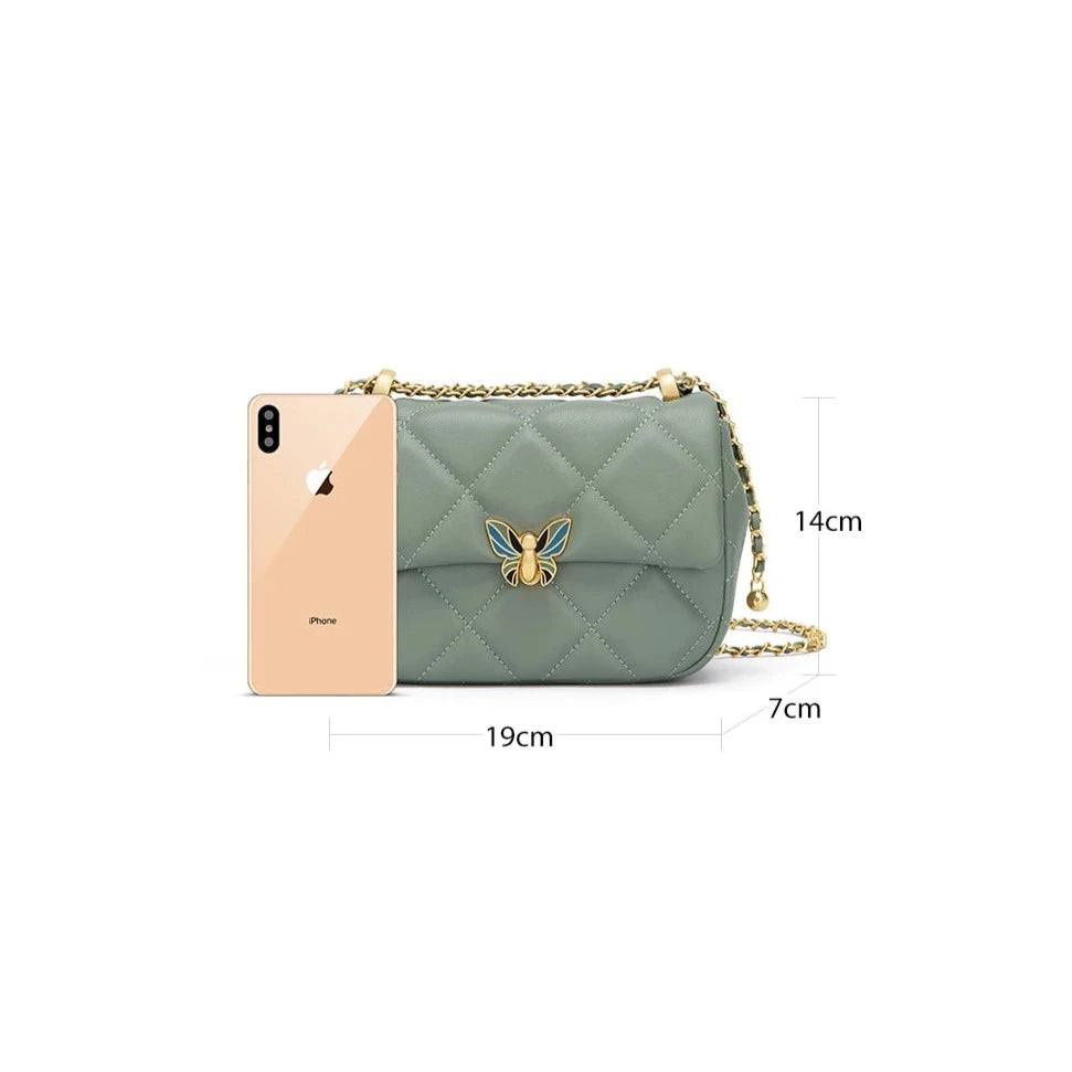 Diamond Chain Crossbody Bag for Women